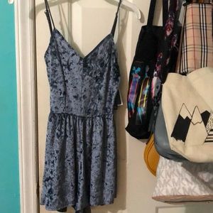 Crushed Velvet Romper